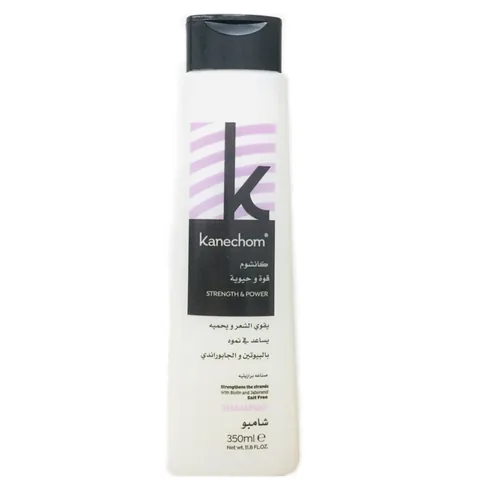 Stärkendes Shampoo für fettiges und gemischtes Haar mit Biotin und Jaborandi 350 ml von Kanchom