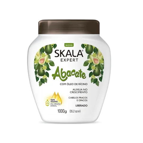 Avocado-Creme für stumpfes und schwaches Haar 1000 Gramm von Scala Expert