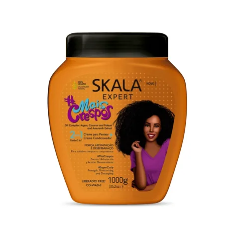Scala Expert Crisp Haarcreme und Balsam mit Arganöl, Kokosnuss und Vitamin E - 1000 Gramm von Scala