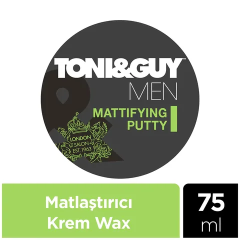 Toni&amp;guy Natural And Matte Looking Styling Cream Wax 75 ml