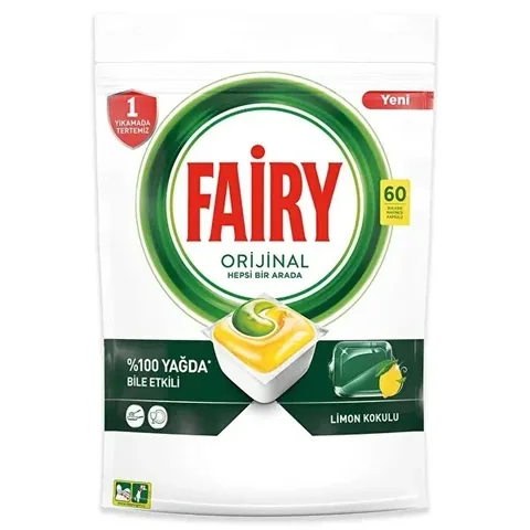 Fairy Geschirrspültabs All-in-One, 60 Stück