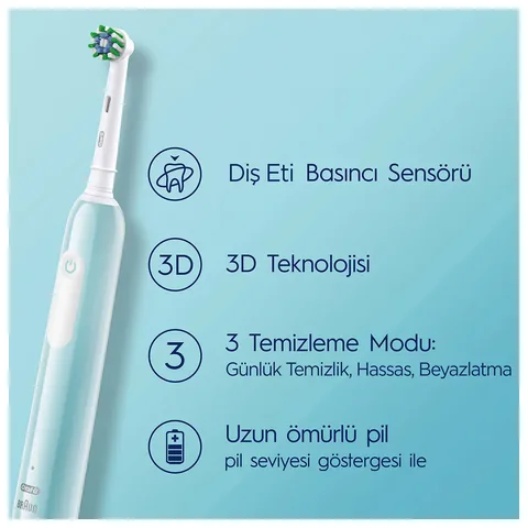 Oral-b Pro Electric Toothbrush Blue + Bag