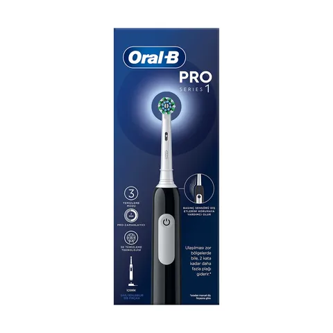 Электрическая зубная щетка Oral-B Pro 1 черная