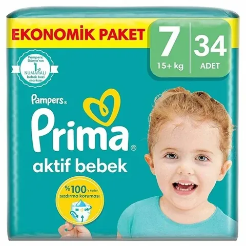 Памперсы Prima Active для детей 34 шт.