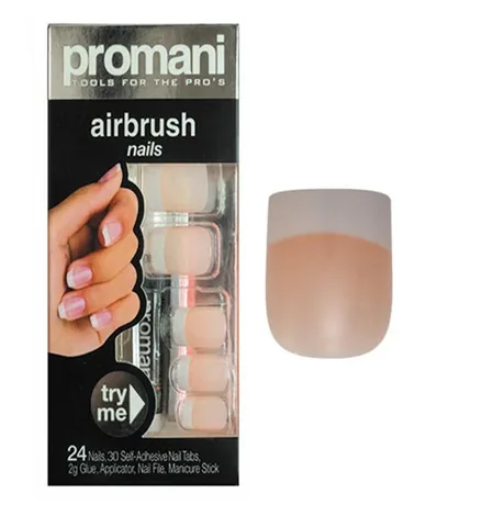 Promani Easy Pink Dicke Französische Nagelverlängerungsset