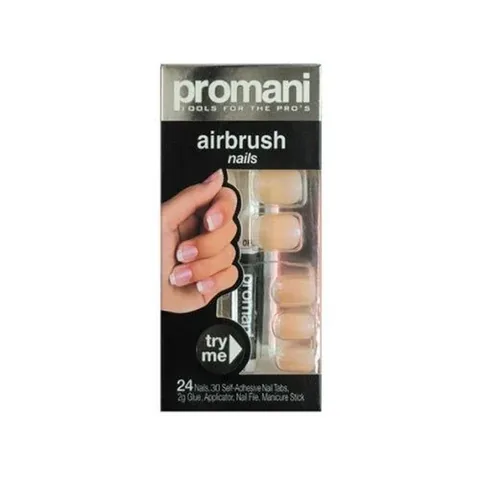 Promani Perlenrosa Dünnes Französisches Nagelverlängerungsset
