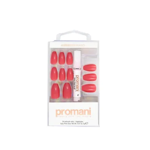 Promani Perlenrosa Kunstnagelset