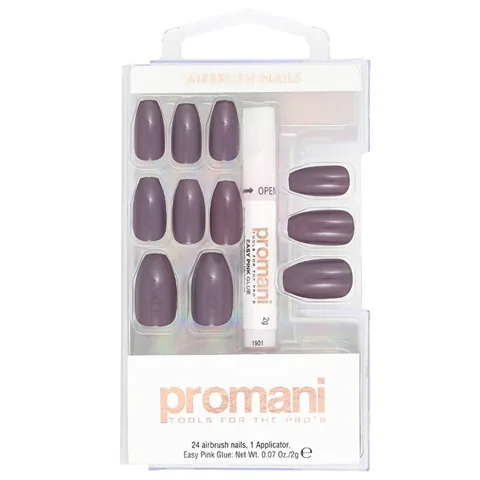 Набор накладных ногтей Promani сливы
