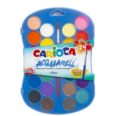 Carioca 24-teiliges Aquarellset