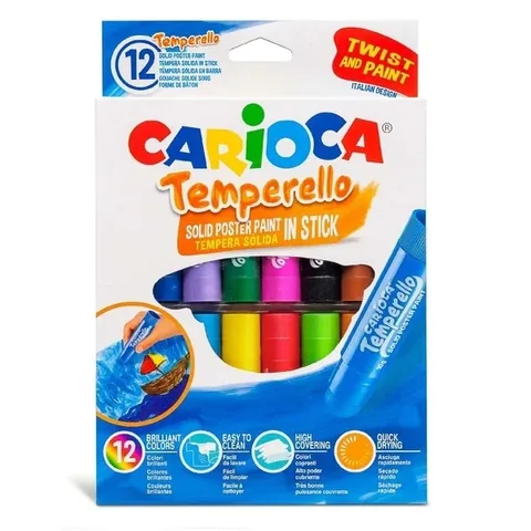 Карандаши для раскрашивания Carioca Temperello 12 штук