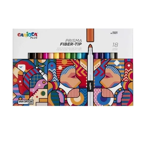 Carioca Plus Prisma 18 Farben Filzstifte