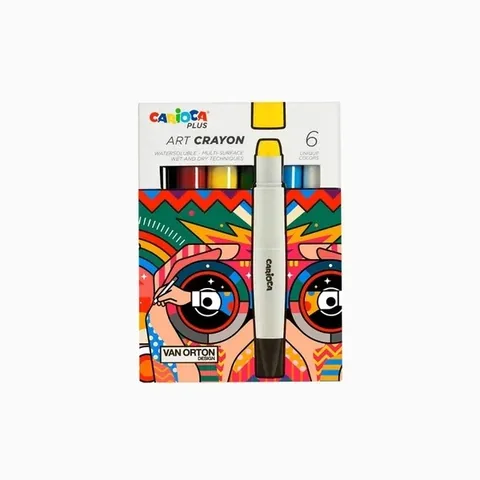 Carioca Plus 6er Pack Kunstkreiden