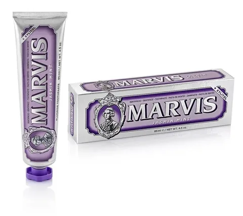 Marvis Jasmin Zahnpasta 85ml - Blumige Frische &amp; Aufhellung