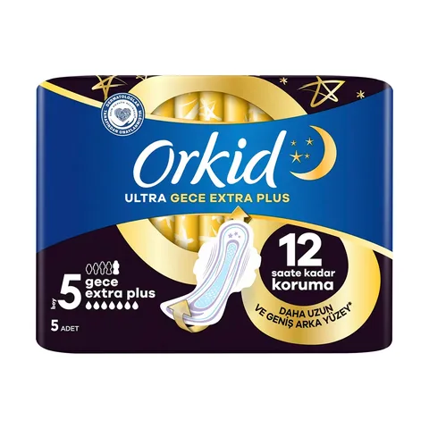 Прокладки гигиенические Orkid Ultra Extra Plus Ночной 5 штук
