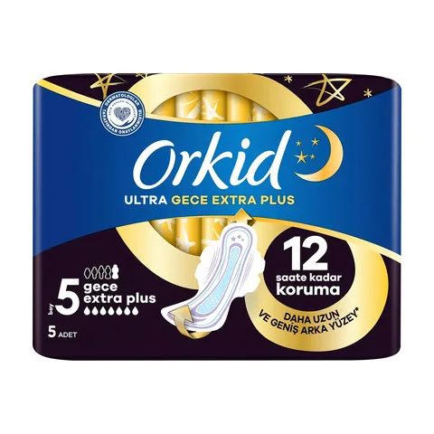 Прокладки гигиенические Orkid Ultra Extra Plus Ночной 5 штук