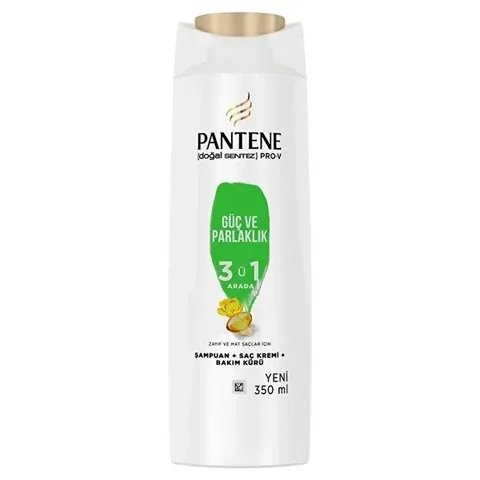 Pantene شامبو بانتين برو-في 3 في 1، 350 مل تركيبة القوة واللمعان