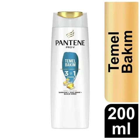 Pantene شامبو بانتين للعناية الأساسية 3 في 1 للحيض 200 مل