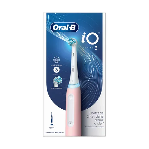 فرشاة أسنان قابلة للشحن من أورال-بي Io3 وردي Oral-B
