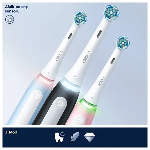 Oral-b Io3 rechargeable Toothbrush Black And Blue 2-pcs Set