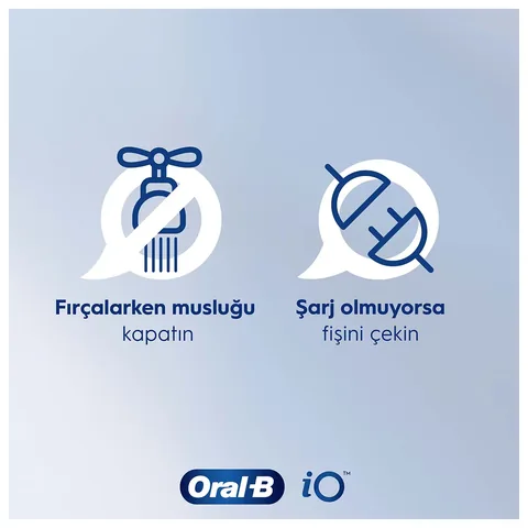 Oral-b Io3 rechargeable Toothbrush Black And Blue 2-pcs Set