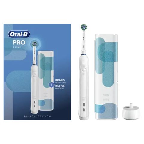 Oral-B Pro Elektrische Zahnbürste mit Reiseetui - Advanced Clean