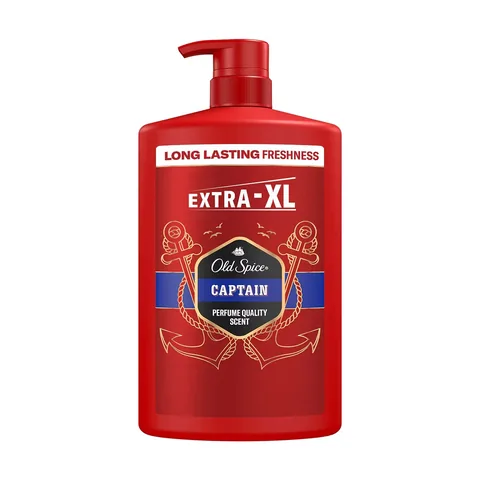 Old Spice Captain Men's Shower Gel And Shampoo 1000 ml Extra-xl