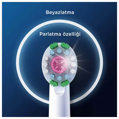 Oral-B 3D White Zahnbürstenköpfe - 4er Pack für Zahnaufhellung &amp; Plaqueentfernung