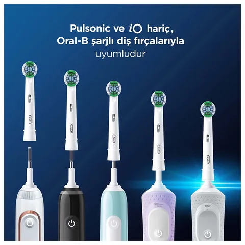 Oral-B Precision Clean Elektrische Zahnbürstenköpfe, 4er-Pack