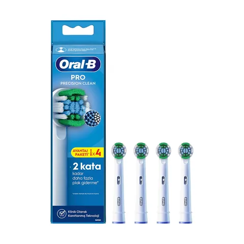 Oral-B Precision Clean Elektrische Zahnbürstenköpfe, 4er-Pack