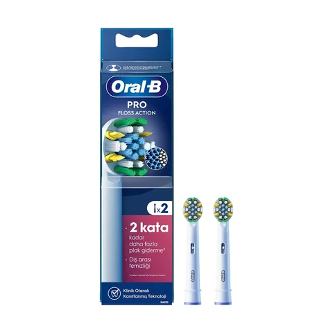 Oral-b Floss Action Toothbrush Replacement Head 2 pcs