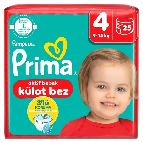 Памперсы для детей Prima размер 4, 25 шт.