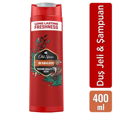Old Spice جل الاستحمام والشامبو للرجال من أولد سبايس بيرجلوف 400 مل