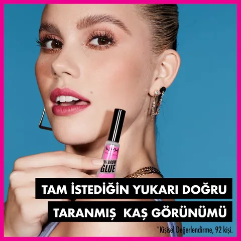 Nyx Professional Makeup Brow Glue Eyebrow Fixing Mascara Transparent