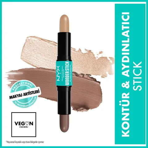 Nyx Professional Makeup Wonder Stick Double-ended Cream Contour & Highlighter Stick Fair