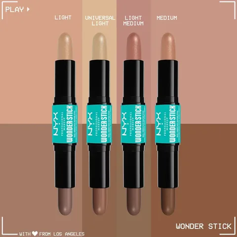 Nyx Professional Makeup Wonder Stick Double-ended Cream Contour &amp; Highlighter Stick Medium