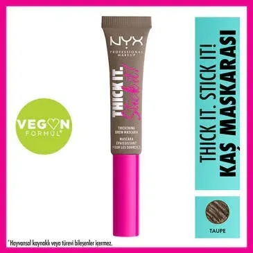 NYX ماسكارا الحواجب ثيك إت ستيك إت من نيكس بروفيشنال ميك أب لون بني رمادي
