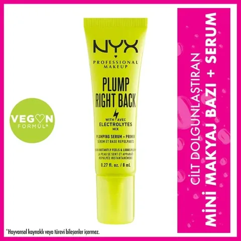 NYX قاعدة مكياج بلامب رايت باك من نيكس بروفيشنال ميك أب + سيروم صغير