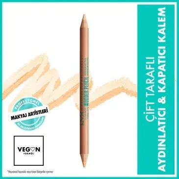 NYX قلم تحديد الوجه وكونسيلر بروفيشنال ميك أب من نيكس، متوسط ​​الحجم