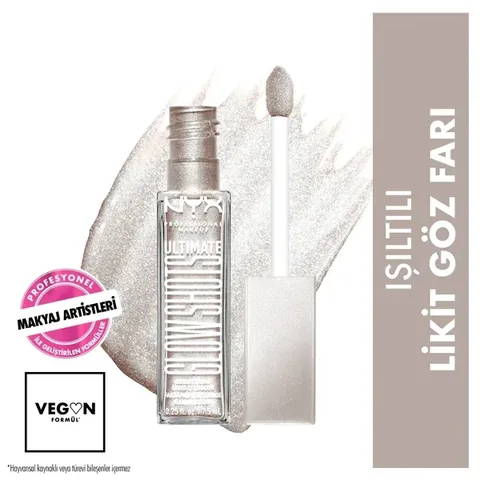 Nyx Ultimate Glow Shots Flüssiger Lidschatten - 03 Come Thru Coconut