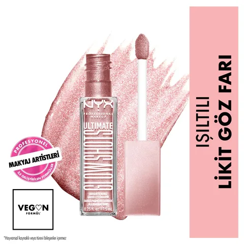 Nyx Professional Makeup Ultimate Glow Shots Shimmering Liquid Eyeshadow 04 grapefruit Glow