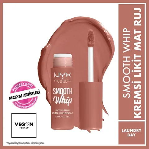 Nyx Smooth Whip Cremiger Matt Lippenstift - Laundry Day