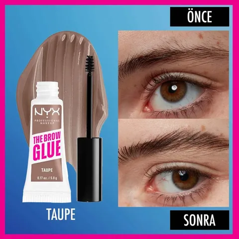 Nyx Professional Makeup The Brow Glue Instant Brow Styler Eyebrow Fixing Mascara Taupe