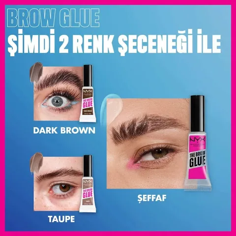 Nyx Professional Makeup The Brow Glue Instant Brow Styler Eyebrow Fixing Mascara Taupe