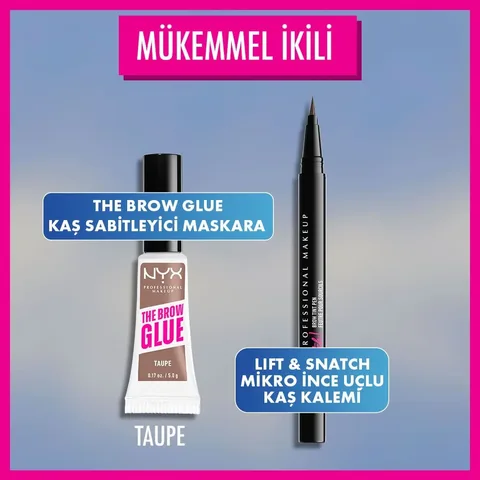 Nyx Professional Makeup The Brow Glue Instant Brow Styler Eyebrow Fixing Mascara Taupe