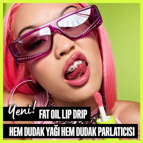 NYX Fat Oil Lip Drip Shine mit Himbeerenöl