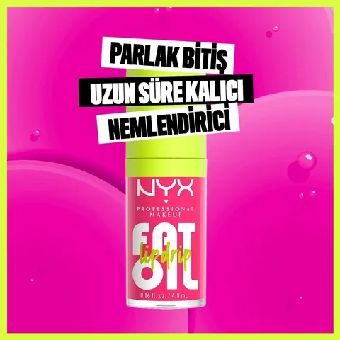 NYX Fat Oil Lip Drip Shine mit Himbeerenöl