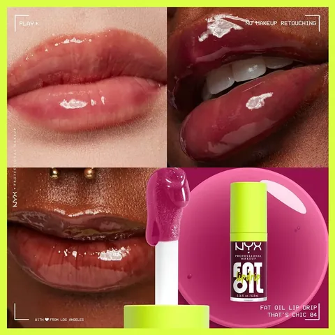 NYX Fat Oil Lip Drip Shine - Hydratisierendes Himbeer-Lippenöl