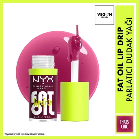 Nyx Professional Makeup Fat Oil Lip Drip Shine Lip Oil Thats Chic