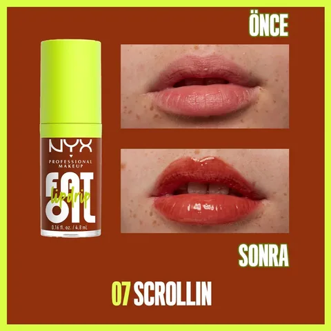 Nyx Professional Makeup Fat Oil Lip Drip Shine Lip Oil Scrollin
