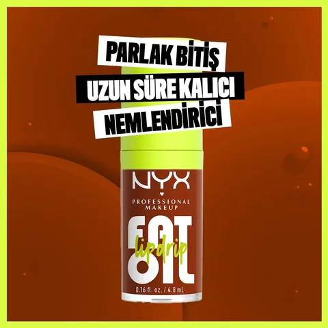 NYX Fat Oil Lip Drip - Hydrating Shine Lip Oil mit Himbeere